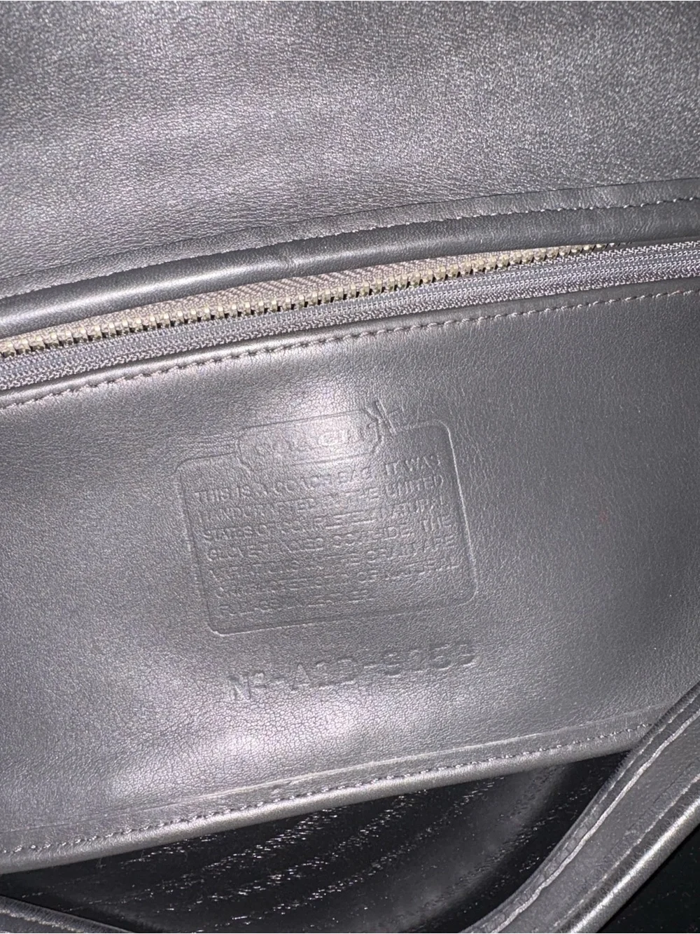 Gray ~ Vtg Coach Legacy, style # 9059
